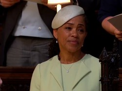 Wajah Haru Sang Ibu di Pernikahan Meghan Markle