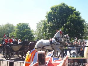 Throwback Kehebohan Warga Saat Kereta Meghan-Harry Lewat
