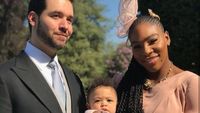 Sweet! Saat Keluarga Serena Williams ke Nikahan Pangeran Harry
