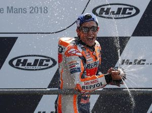 Marquez Menangi MotoGP Prancis 2018 karena Ngotot Sejak Awal