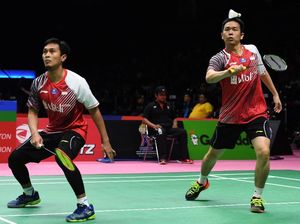 Hendra/Ahsan Menang, Indonesia Imbangi Korea 2-2 Hendra/Ahsan Menang, Indonesia Imbangi Korea 2-2