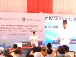 Sandi Resmikan Pembangkit Listrik Sampah ITF Sunter