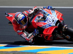 Dovizioso Tercepat di Latihan Ketiga MotoGP Catalunya, Marquez Terjatuh