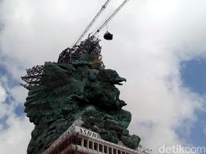 Foto: Patung GWK Sebentar Lagi Rampung!