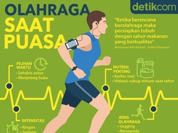 Infografis: Olahraga yang Baik Saat Berpuasa