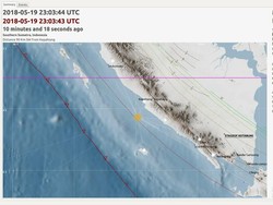 Gempa 4,5 SR Guncang Bengkulu