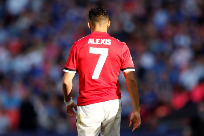 Soccer Football - FA Cup Final - Chelsea vs Manchester United - Wembley Stadium, London, Britain - May 19, 2018   Manchester Uniteds Alexis Sanchez during the match    Action Images via Reuters/Lee Smith