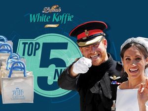 Isi Goodie Bag Harry-Meghan, Polantas Nyangkut di Atap Mobil Isi Goodie Bag Harry-Meghan, Polantas Nyangkut di Atap Mobil