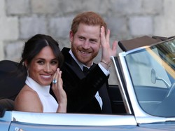 Kemunculan Perdana Pangeran Harry dan Meghan Markle Pasca Nikah