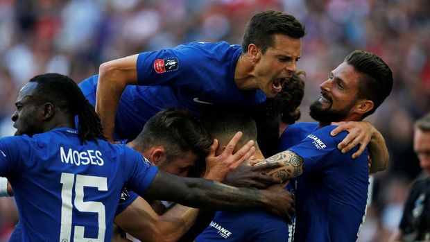 Chelsea menjadi juara Piala FA 2017/2018 setelah mengalahkan Manchester United.
