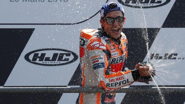 Marc Marquez melalui musim yang cukup sempurna hingga lima seri MotoGP 2018.