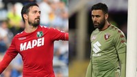 10. Andrea Consigli (Sassuolo) Salvatore Sirigu (Torino). Mereka sama-sama mencatat 10 clean sheet dari 37 kali penampilan atau persentase 27%. Foto: diolah dari Getty Images