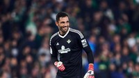 Antonio Adan berada di Madrid sejak 1997 sampai 2013. Kini menjadi kiper cadangan di Atletico sejak 2018. (Foto: Getty Images)