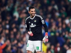 Antonio Adan berada di Madrid sejak 1997 sampai 2013. Kini menjadi kiper cadangan di Atletico sejak 2018. (Foto: Getty Images)