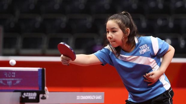 Keren! Bocah 11 Tahun Ini Jago Banget Main Tenis Meja