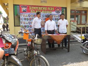 Bapak-Anak di Pacitan Ini Kompak Curi Motor