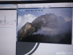 BPPTKG: 2 Kali Erupsi Freatik Merapi Hari ini Terjadi Mendadak