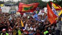 Foto: Kemeriahan Kampanye Terakhir Pilpres Kolombia