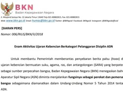 Lawan Hoax! Laporkan Jika ASN Langgar 6 Hal ini di Medsos