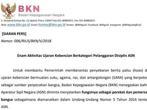 Lawan Hoax! Laporkan Jika ASN Langgar 6 Hal ini di Medsos Lawan Hoax! Laporkan Jika ASN Langgar 6 Hal ini di Medsos