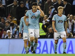 7. Ada Maxi Gomez dalam posisi berikutnya dalam daftar ini. Pemain Celta Vigo itu mencetak total 17 gol, tanpa ada satu pun dari titik putih. (Foto: Octavio Passos/Getty Images)