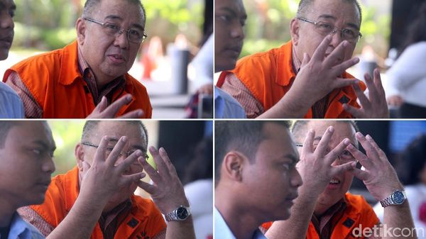 Jalani Pemeriksaan di Gedung KPK, Cagub Sultra Main Cilukba