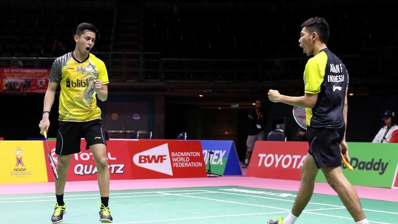 Fajar/Rian Pastikan Langkah Indonesia ke Perempatfinal Piala Thomas 2018