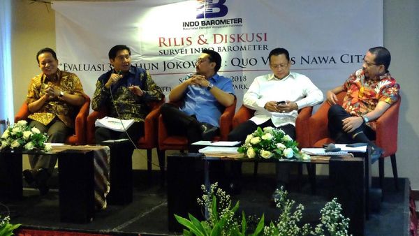 Jokowi Unggul di Survei Indo Barometer
