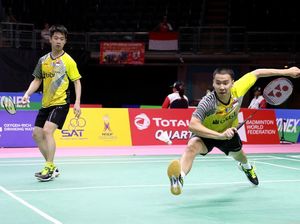 Kevin/Marcus Kalah, Indonesia dan Thailand Berimbang 1-1