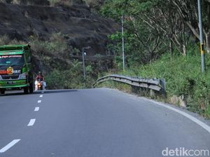 Wadaw! Pembatas Jalan Ini Bikin Orang Jantungan!