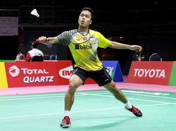 Kalah Lagi, Anthony pun Gagal ke Semifinal BWF World Tour Finals