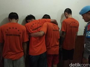 Keroyok Warga, 4 Pemuda Gerombolan Motor Bandung Masuk Bui