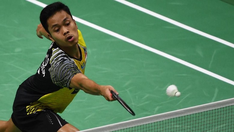 Anthony Dikalahkan Chong Wei, Indonesia Tertinggal 0-1 dari Malaysia