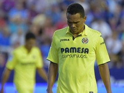 9. Carlos Bacca mencetak 15 gol La Liga untuk Villarreal pada musim ini. Ia melakukannya setelah 40 kali terjebak offside. (Foto: Jose Jordan/AFP)