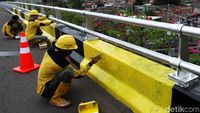 Flyover Karet Dipercantik