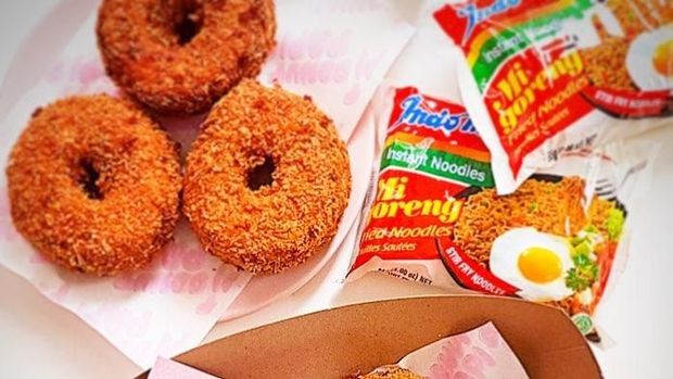 Image result for resep donat indomie