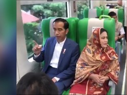 Video Jokowi Jajal Kereta Murah Minangkabau Ekspres
