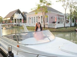 Foto: Liburannya Levana Varraiza yang Mirip Lucinta Luna