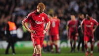 John Arne Riise saat ini bekerja sebagai dua Liverpool di berbagai acara global. Foto: Shaun Botterill/Getty Images