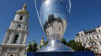 Pada 2016, UEFA menunjuk Kiev menjadi tuan rumah final Liga Champions untuk musim 2017/2018. Akhir pekan ini, Real Madrid dan Liverpool sebagai finalis akan berebut trofi di Stadion NSC Olimpiyskiy. (Foto: Valentyn Ogirenko/Reuters)