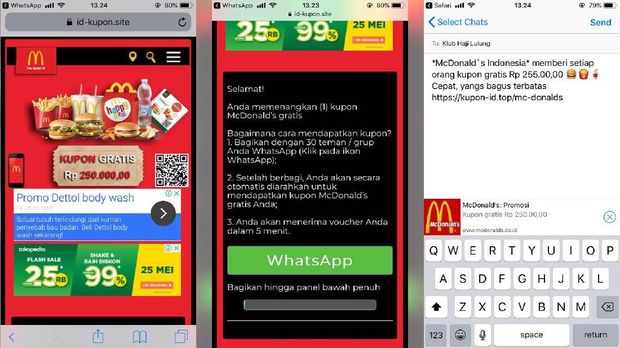 Hoaks Kupon Gratis Mcdonald Penipuan Scam Bukan Phising