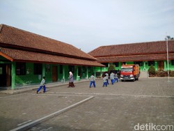 Menengok Suasana SD Terdekat Dengan Puncak Merapi di Sleman