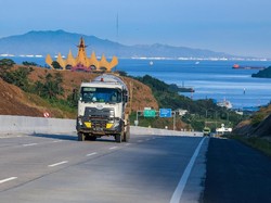 Melihat Gerbang Masuk Tol Trans Sumatera dari Atas Laut