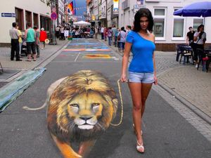 Seni 3 Dimensi di Jalanan yang Bikin Orang Keheranan