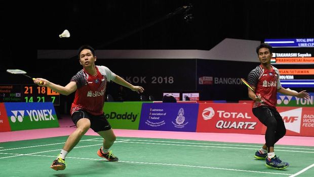 Mohammad Ahsan/Hendra Setiawan merebut gelar kedua di 2018.