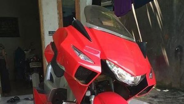 Begini Wujud Moge Bermesin Supra 125