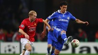 Sepanjang sejarah UEFA, ada 5 final kompetisi Eropa yang pertemukan sesama tim Inggris. Manchester United vs chelsea terjadi di final Liga Champions 2007/2008. (Foto: Michael Steele/Getty Images)