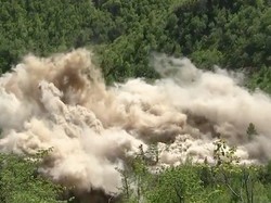 Korut Ledakkan 3 Terowongan Nuklir