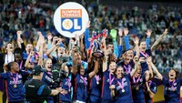 Bagi Lyon, gelar Liga Champions Wanita 2017/2018 menjadi gelar ketiga beruntunnya atau gelar kelima setelah pada musim 2010/2011 dan 2011/2012 juga keluar menjadi juara. (Foto: Gleb Garanich/Reuters)