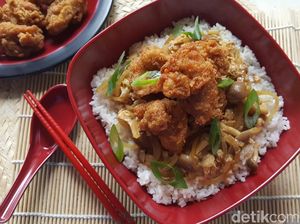 Resep Sahur : Donburi Chicken Karage